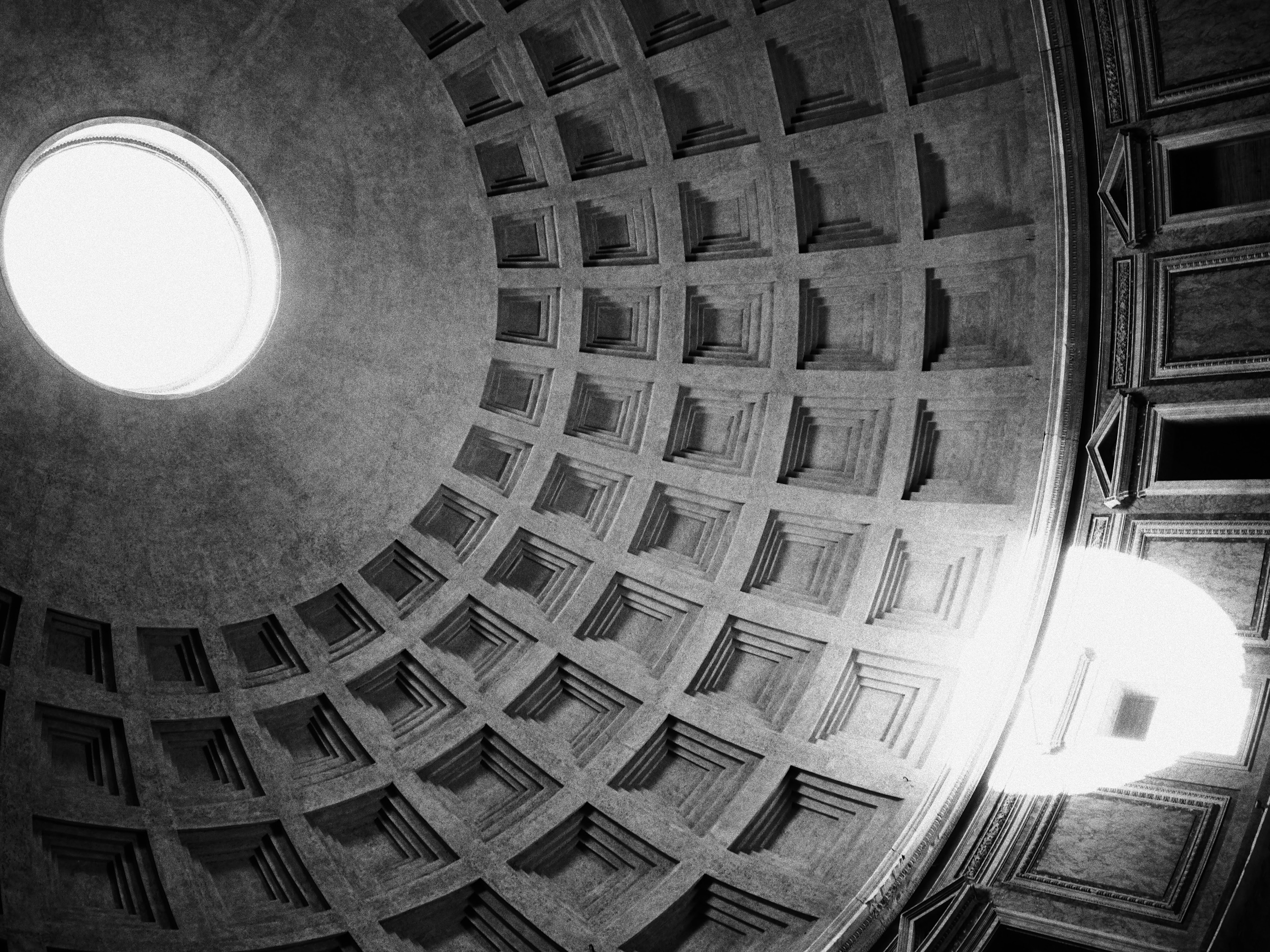 Surprisingly the inside of Pantheon wasn't too crowded, even though it was nice and cool here.